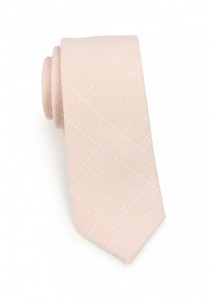  - Krawatte Baumwolle marmoriert apricot