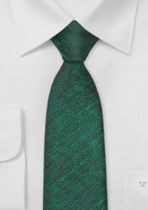 Krawatte dunkelgrün gesprenkelt