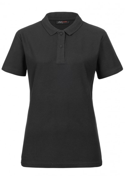 Damen Polohemd "Classic-Style" in schwarz - 