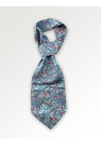 Ascot mit Paisley-Muster in rot