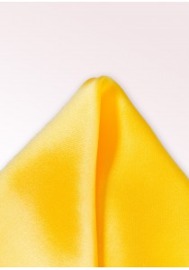 Ziertuch Seide monochrom gelb