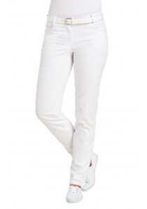  - Weiße Jeans Hose im Chinostil