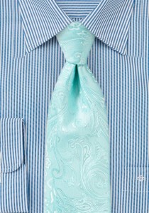  - Krawatte kultiviertes Paisley mint