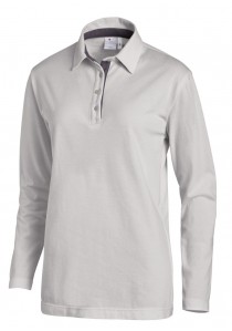  - Unisex Poloshirt mit Stretch in Silbergrau/Grau