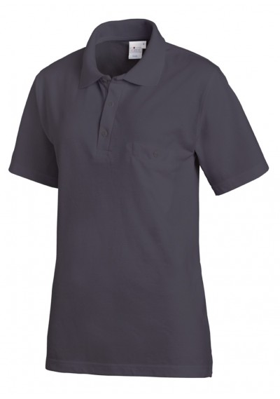 Modernes Unisex Polo Shirt in Grau - 