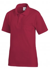  - Modernes Unisex Polo Shirt in Beere