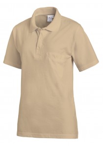  - Modernes Unisex Polo Shirt in Sand