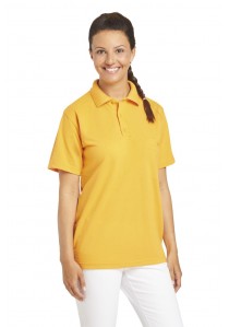  - Modernes Unisex Polo Shirt in Mango