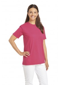 Einfarbiges Unisex T-Shirt in Beere