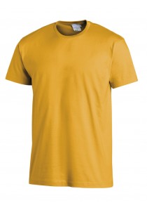 Einfarbiges Unisex T-Shirt in Mango