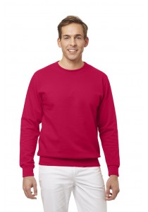 Einfarbiges Unisex Sweatshirt in Rot