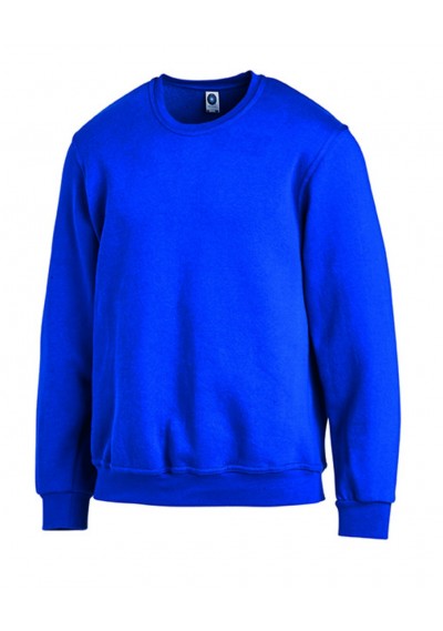 Einfarbiges Unisex Sweatshirt in Königsblau - 