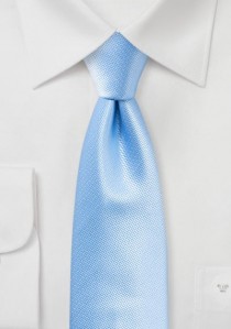  - Krawatte strukturiert uni hellblau