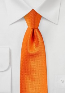  - Krawatte Struktur uni orange