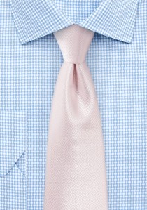  - Krawatte Struktur uni blush
