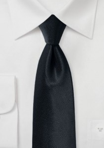  - Krawatte strukturiert uni schwarz
