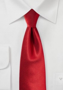  - Krawatte Struktur uni rot