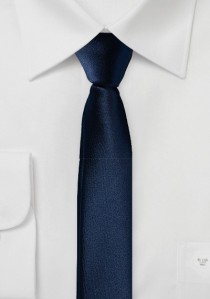 Extra schlanke Krawatte dunkelblau
