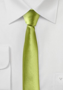 Extra schmal geformte Krawatte waldgrün
