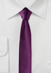  - Extra schmale Krawatte lila