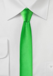 Extra schlanke Krawatte grün