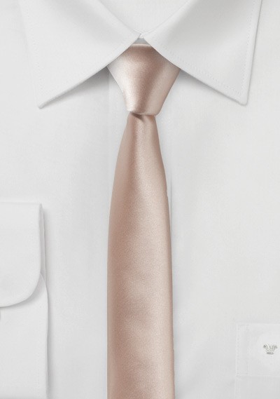 Extra schmale Krawatte rosé - 