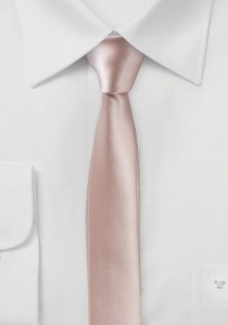  - Extra schmale Krawatte blush