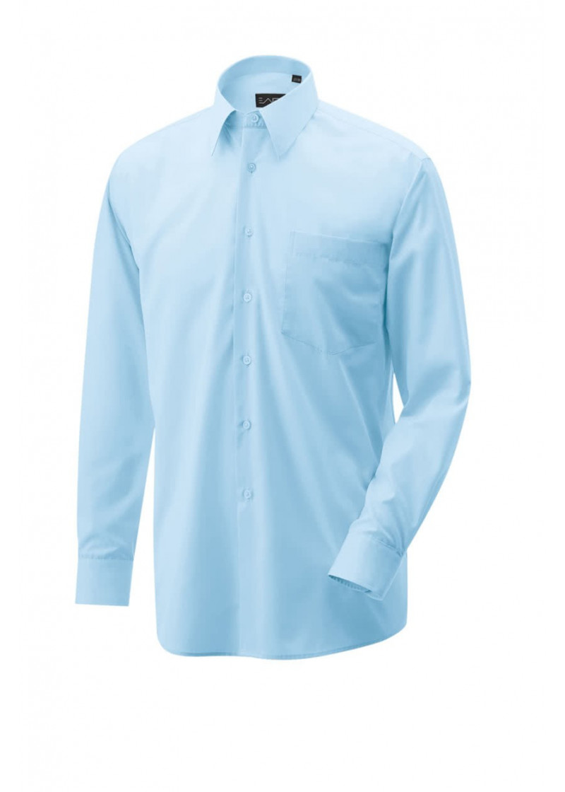 Blau Herren-Hemd Basic Businesshemd