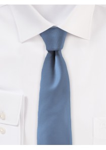  - Seiden-Krawatte stilsicherer Lüster stahlblau