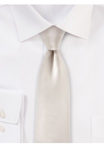 Seiden-Krawatte eleganter Glanz weiß