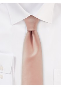  - Seiden-Krawatte stilsicherer Glanz blush