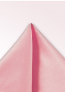 Herren-Einstecktuch Seide unifarben rosa