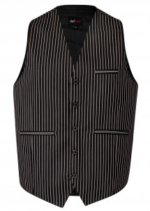 Gestreifte Kellner und Serviceweste