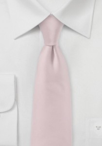  - Stylische Krawatte unifarben blush