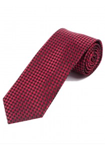  - Krawatte modische Gitter-Oberfläche schwarz rot