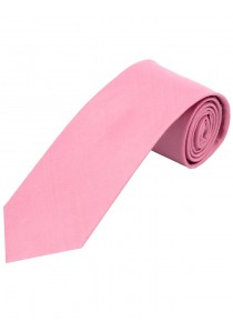  - Satin-Businesskrawatte Seide einfarbig rosa