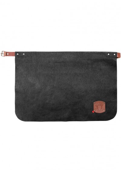 Rusticstyle Vorbinder  aus Leder in Schwarz - 