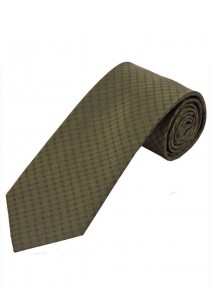  - Krawatte oliv Struktur-Dekor