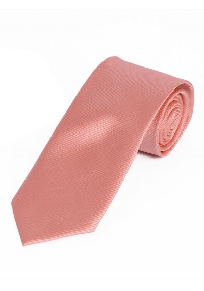 Herrenkrawatte monochrom Streifen-Struktur rosa - 