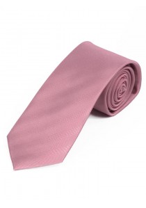  - Krawatte unifarben Streifen-Oberfläche altrosa