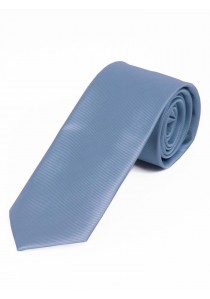  - Schmale Krawatte unifarben Linien-Struktur