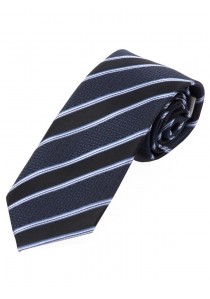  - Krawatte dynamisches Streifendesign  anthrazit