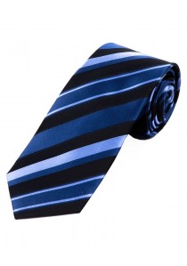 Krawatte stylisches Streifenmuster  royal hellblau