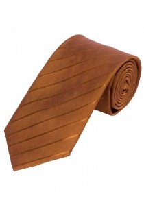  - Krawatte unifarben Streifen-Oberfläche orange