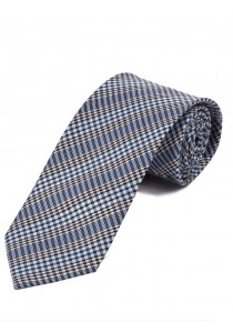  - Krawatte lineare Struktur hellblau schwarz