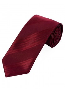  - Lange Krawatte einfarbig Streifen-Struktur