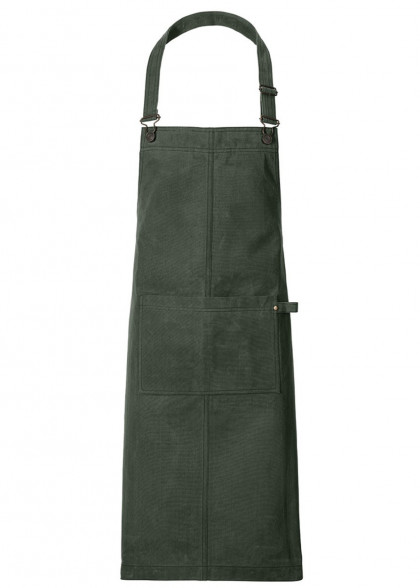 Wasserabweisende Schürze in Flaschengrün