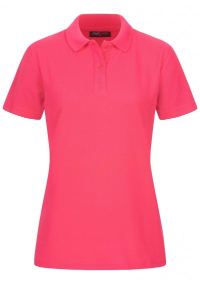 Damen Polohemd "Classic-Style" in Pink - 