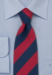  - Atkinsons Krawatte Streifen blau rot