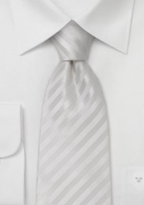  - Krawatte weiß strukturiert